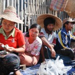 Inle Lake - Family at market