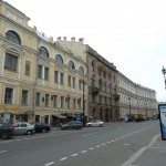 Strasse im Zentrum nahe Nevsky Prospect
