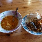 Suppe, Buchweizen und Omul