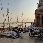 Abendstimmung an den Ghats